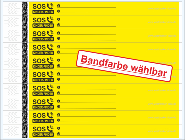 Kontrollbänder - SOS KINDER-FINDER - [[Sonderdruck]]
